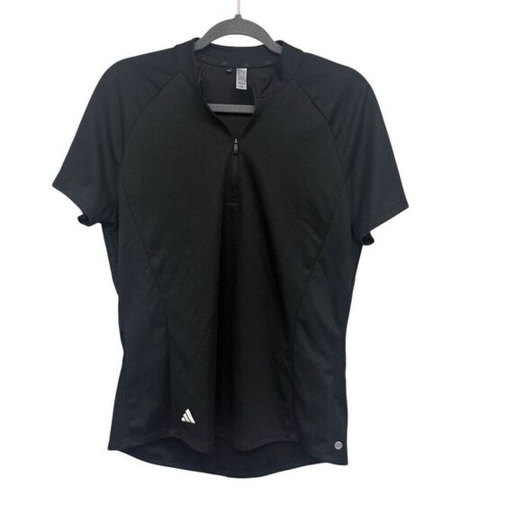 Adidas black running shirt size large - Picture 1 of 4